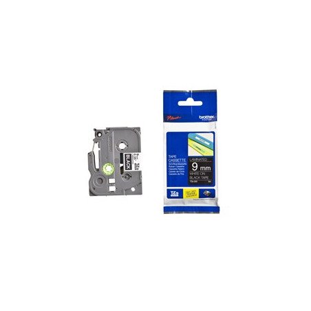 Cinta laminada brother tze325 9mm x 8m negro - blanco