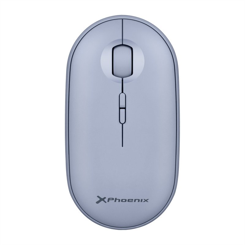 Phoenix rebble ratn inalambrico bluetooth y 2.4 ghz hasta 3 dispositivos con receptor usb clic silencioso para porttil notebook 