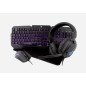 Kit teclado + raton + auriculares + alfombrilla gaming coolbox x - wing 2