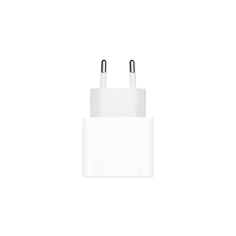 Cargador original apple 20w usb tipo c carga rapida - blanco - no incluye cable