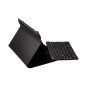 Funda universal gripcase silver ht para tablet 9 - 10 pulgadas + teclado bluetooth negro