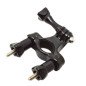 Accesorio soporte para barra - sillin - manillar bicicleta - moto phoenix para camara sport & gopro 4 - 3+ - 3 - 2 - 1 de color 