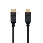 Cable displayport nanocable 2m -  macho - macho -  negro