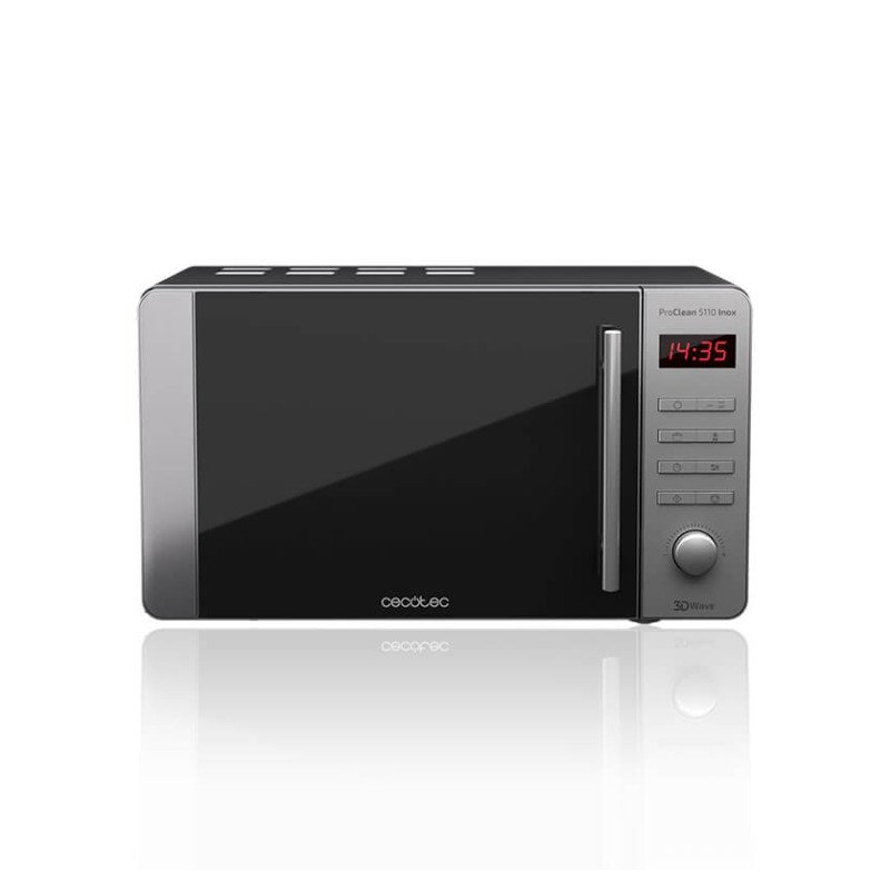 Microondas cecotec con grill proclean 5110 inox 20l 700w