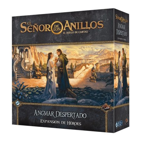Juego de mesa el seor de los anillos el juego de cartas angmar despertado expansion de heroes edad recomendada 14