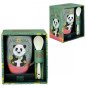 Taza de cermica con cuchara enesco panda