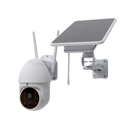 Cmara ip motorizada vigilancia solar batera  phoenix sentry ev full hd wifi deteccin movimiento audio dual app tuya smart