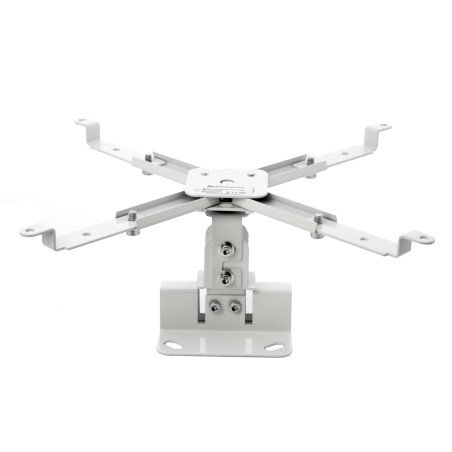 Soporte de proyector de techo y pared rota 360 inclinacion 10 blanco