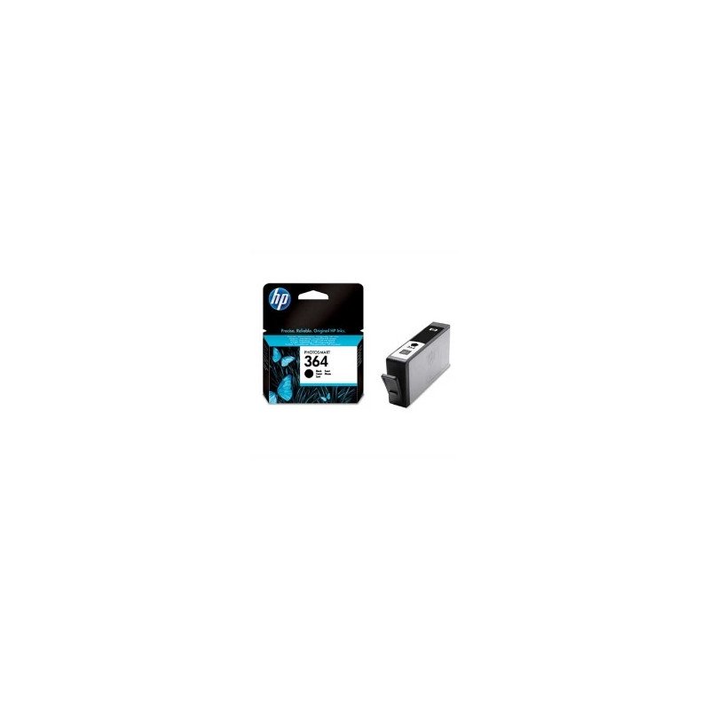 Cartucho tinta hp 364 cb316ee negro 6ml b8550 -  d5460 -  c6380 -  c5380