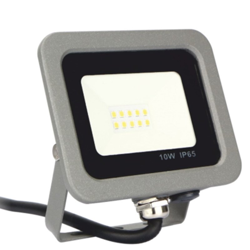 Foco led ips 65 10w 5700k luz fra 800lm gris