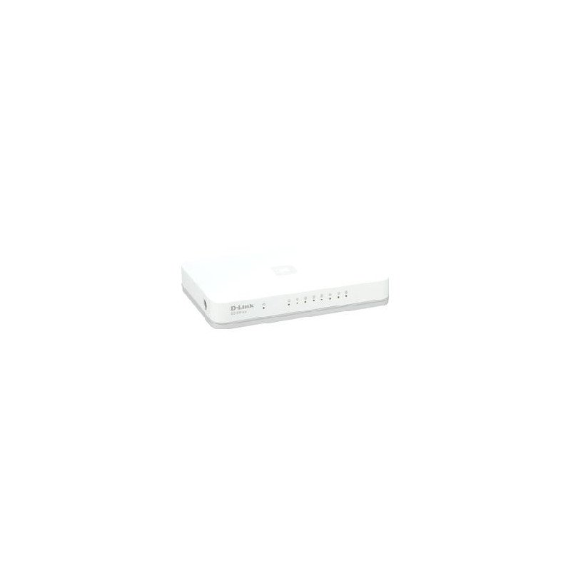Switch 8 puertos 10 - 100 - 100 go - sw - 8g d - link