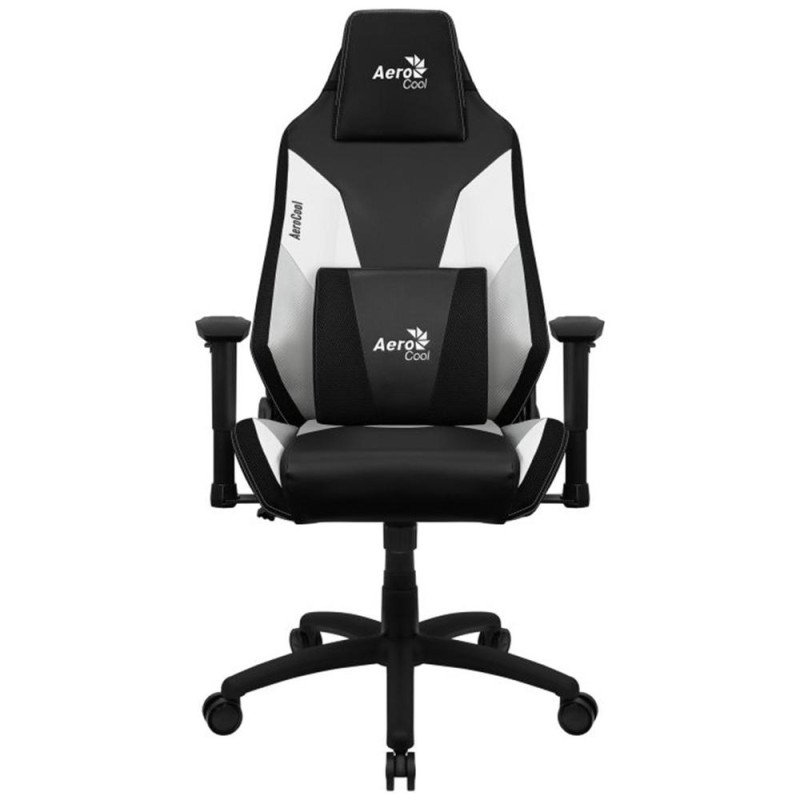 Silla gaming aerocool admiral negra - blanca