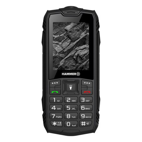 Telefono movil rugerizado hammer rock 2.4 pulgadas -  0.3mpx -  2g