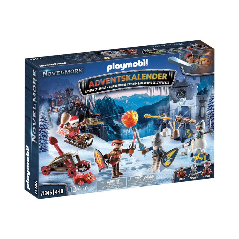 Calendario de adviento playmobil novelmore -  batalla en la nieve
