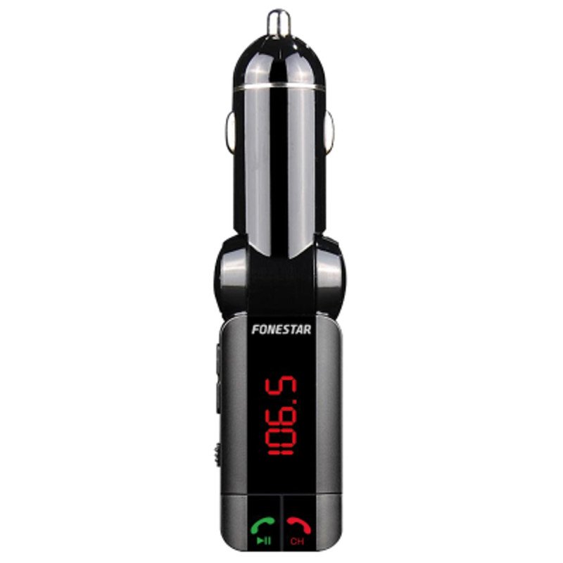Transmisor fm coche fonestar tl - 3ub bluetooth 3.0 -  transmision 0.5 - 2m distancia