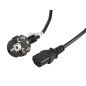 Cable de alimentacion lanberg schuko cee 7 - 7 a iec320 c13 3m