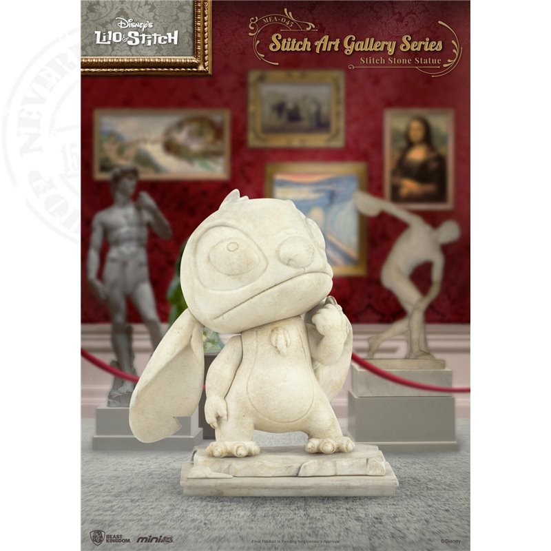 Figura beast kingdom mini egg attack disney art gallery stitch esttua