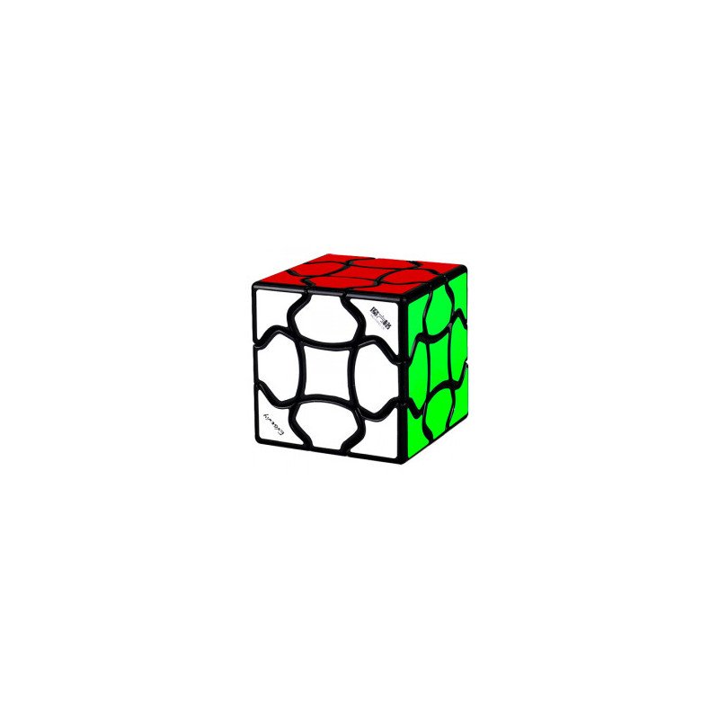 Cubo de rubik qiyi fluffy 3x3 bordes negros