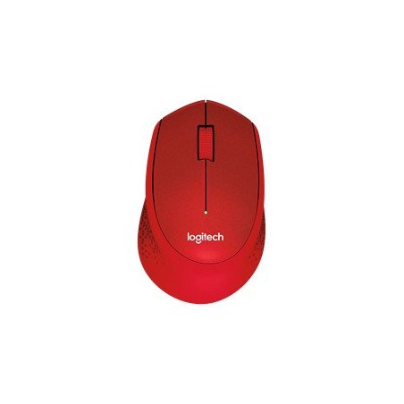 Mouse raton logitech m330 optico wireless inalambrico silent plus rojo
