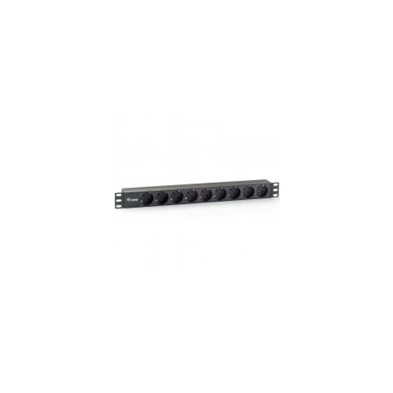 Regleta alimentacion equip rack 19 pulgadas 1u 9 tomas 3500w cable 1.8m
