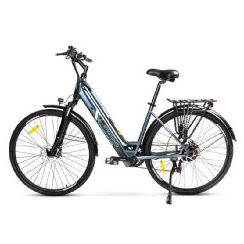 Bicicleta electrica smartgyro sunset titanium 250w 1000mah 50km auto