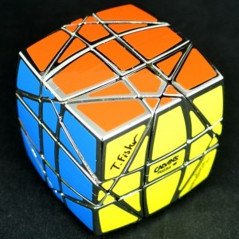 Cubo di Rubik calvin's hexaminx argento