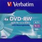 Verbatim dvd - rw 4.7gb 4x tarrina 5 unidades advanced serl