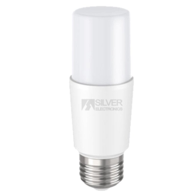Bombilla led silver electronic eco tubular t37 ip20 -  720 lm -   9w60w -  e27 -  5000k -  a+