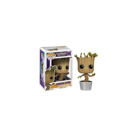 Funko pop bobble marvel los guardianes de la galaxia groot bailando