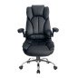 Silla de oficina equip  651006 negra respaldo acolchado ergonomica