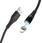 Cable de carga rpida 3a y datos - magntico - micro usb - 1 m