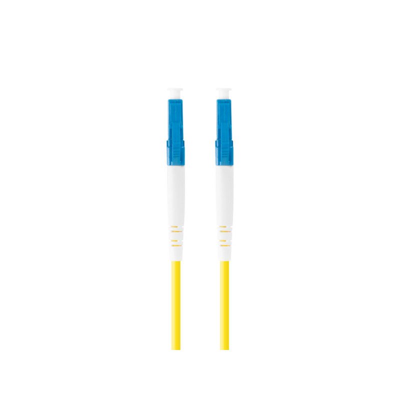 Latiguillo fibra optica lc - upc lanberg 5m mono simplex g657a1 lszh amarillo
