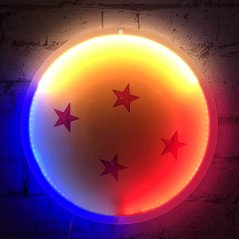 Lampada murale al neon Teknofun Madcow Entertainment Dragon Ball Z palla di drago 30 cm