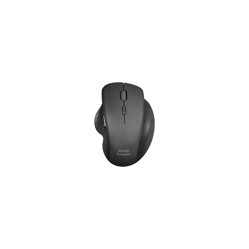 Mouse raton mars gaming mmwergo optico wireless inalambrico 6 botones 3200ppp negro