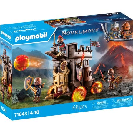 Playmobil carro de combate con can de fuego
