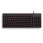 Teclado cherry slim reducida pad numerico usb negro