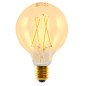 Bombilla led silver electronic filamento edison globo 3w25w -  e27 -  2.200k -  320 -  330 lm -  luz extra calida -  a++