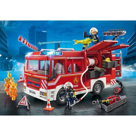 Playmobil ciudad accion -  camion de bomberos