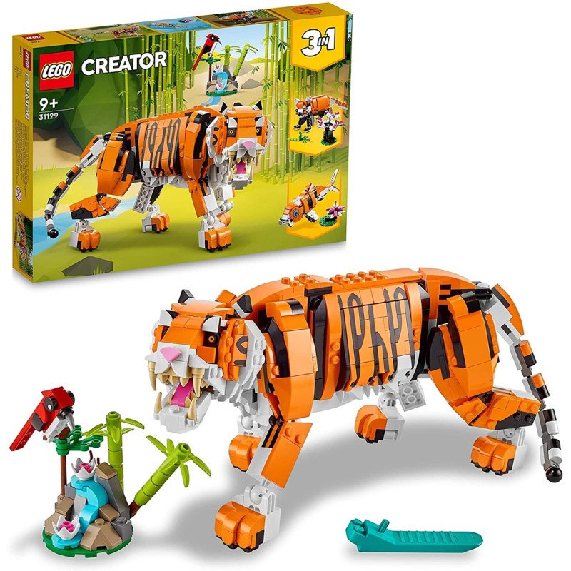 Lego creatore tigre maestosa