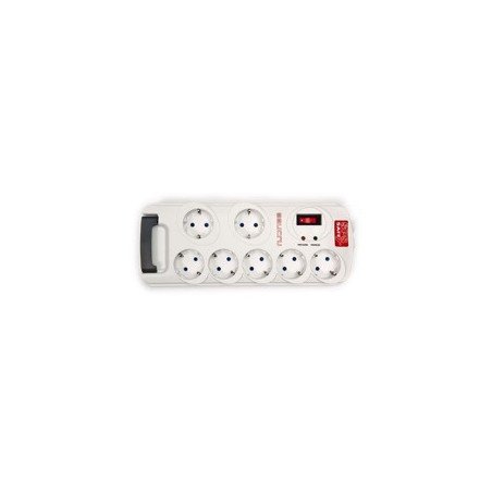 Regleta salicru sps.safe 7 7 tomas schuko proteccion infantil interruptor luminoso