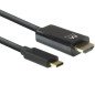 Cable adaptador ewent usb tipo c a hdmi 4k - 30hz macho - macho 2m