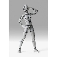 Body chan - sports edition wire frame -  (gray color ver.) fig. 13 -5 cm body kun - body chan