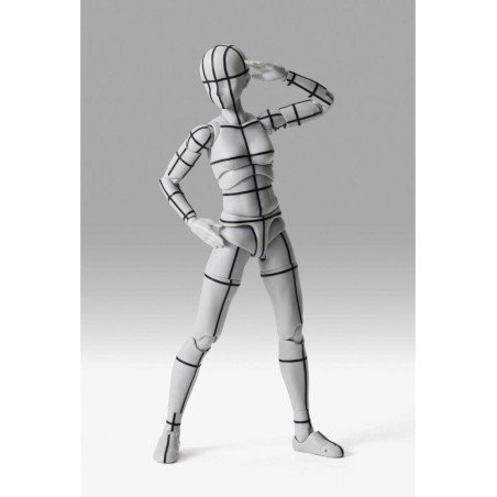 Body chan - sports edition wire frame -  (gray color ver.) fig. 13 -5 cm body kun - body chan