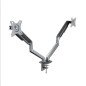Soporte de mesa tv tooq 17 - 32 pulgadas 2 pantallas gris