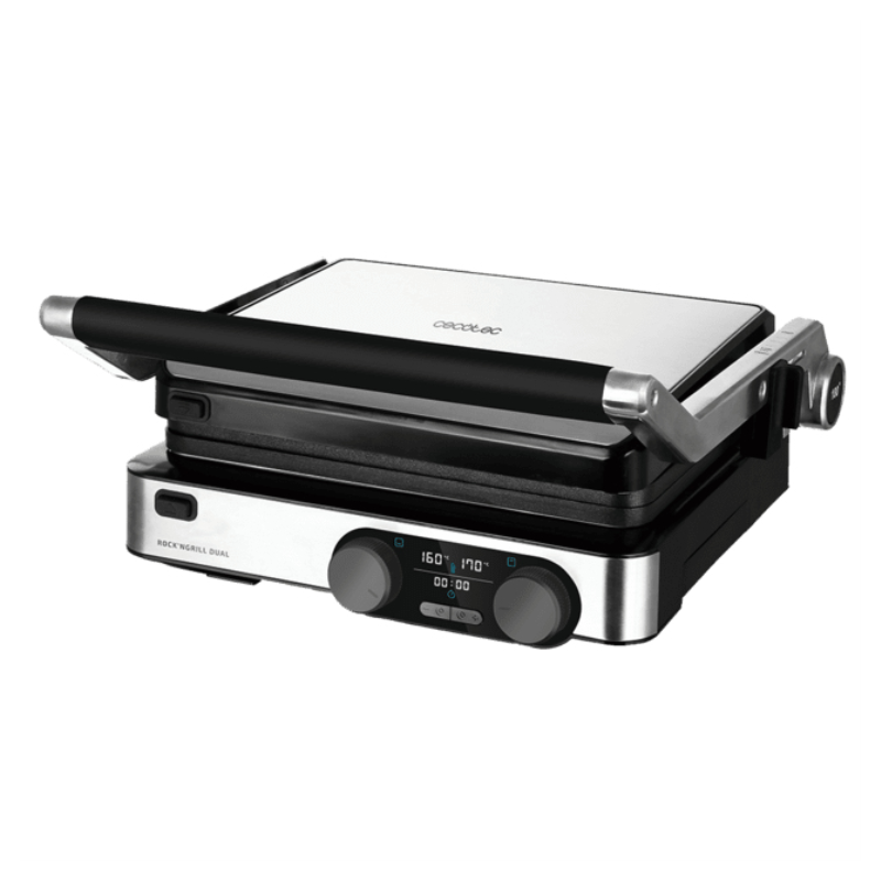Parrilla cecotec rock grill dual 2000w