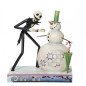 Figura enesco disney pesadilla antes de navidad jack descubriendo mueco de nieve
