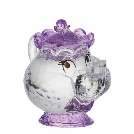 Figura acrlica enesco disney la bella y la bestia mrs. potts
