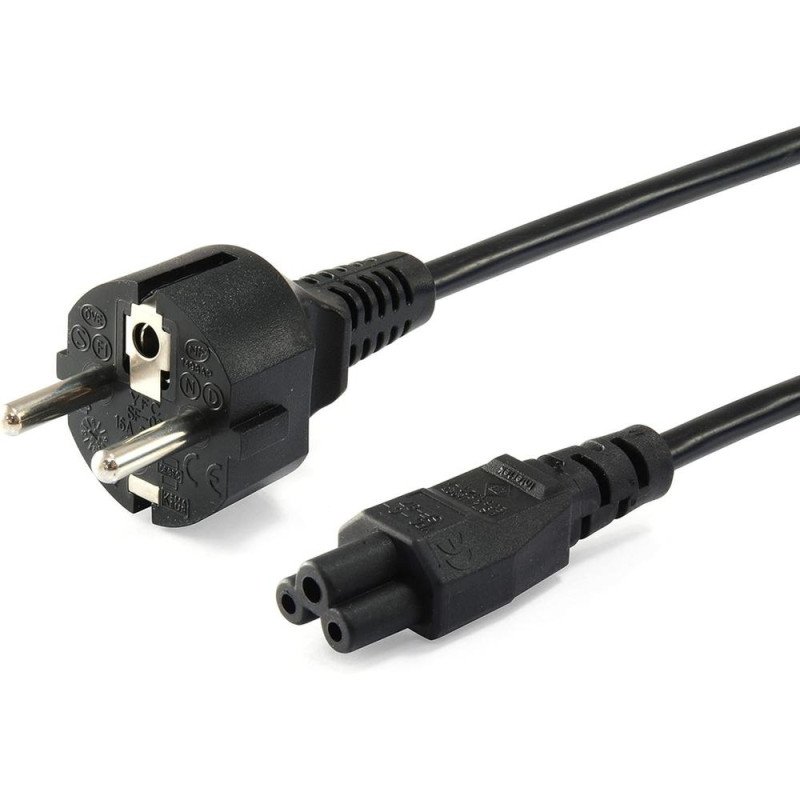 Cable alimentacion c5 a cee7 - 4 equip trebol 1.8m
