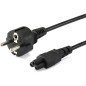 Cable alimentacion c5 a cee7 - 4 equip trebol 1.8m