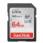 Tarjeta de memoria secure digital sdxc sandisk ultra - 64gb - clase 10 - sdxc - 140mb - s